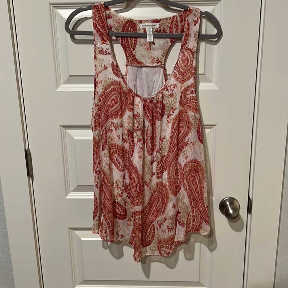 Ambiance Apparel 3x front flowing tank top.